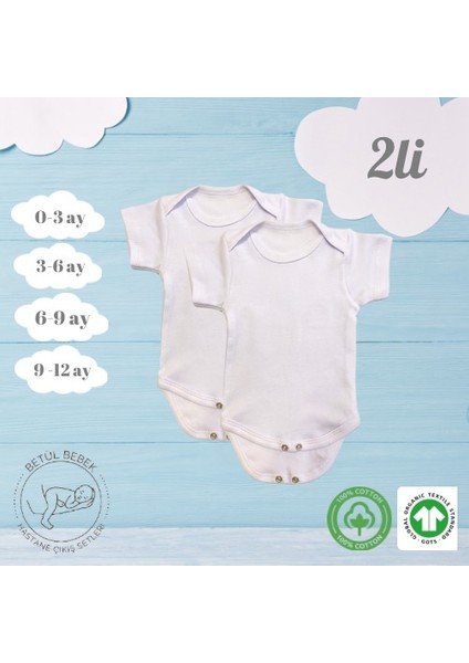 2li Çıtçıtlı Organik Pamuk Zıbın fiyatları