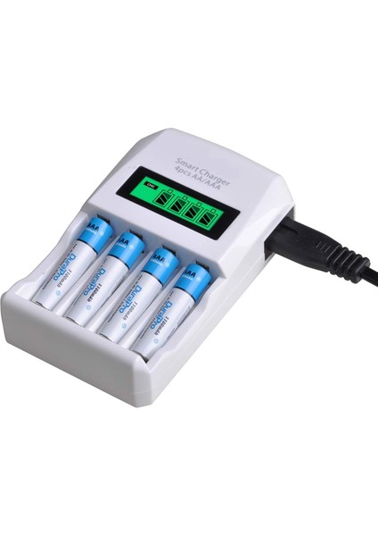 Tv Kumanda/Kalem Pil Lcd Monitörlü Otomatik Şarj Aleti Dörtlü Aa/Aaa Pil Şarj Cihazı modelleri