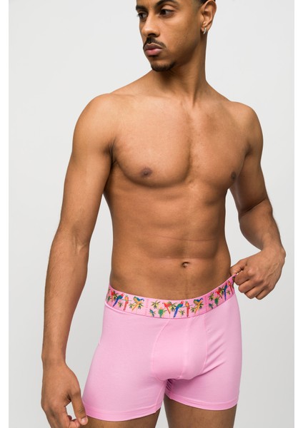 3'lü Erkek Boxer Comfort Flex - Exotic