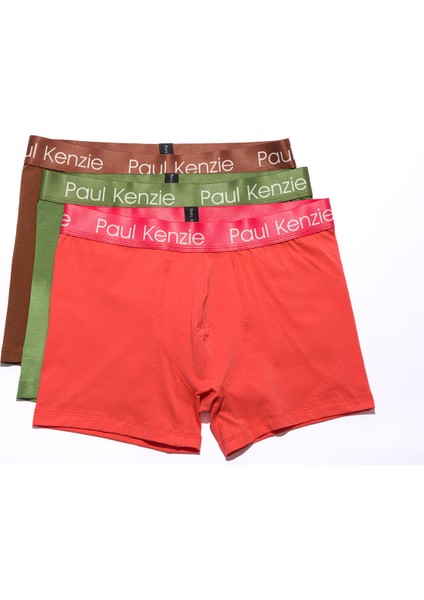 Paul Kenzie 3'lü Erkek Boxer Vintage Collection - Vintage