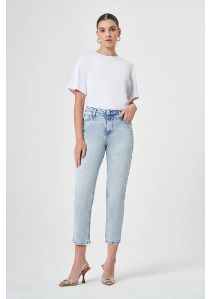 23526 Buz Mavisi Denim Pantolon