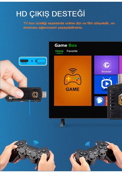 Retro Oyun Konsolu 8K 10.000 Oyunlu Hd Mini Tv Android fiyatları