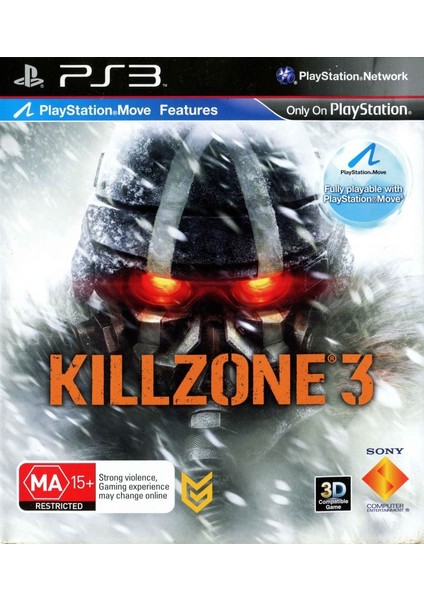 Pop Konsol Killzone 3 Ps3 Oyun Playstation Move Oyunu Ps3 Move Uyumlu Playstation 3 Oyun