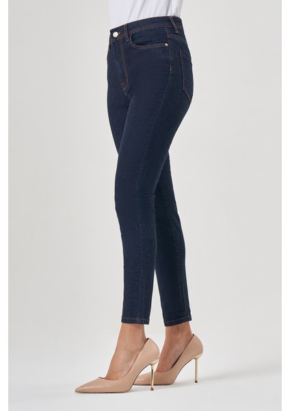 23323 Lacivert Denim Pantolon modelleri