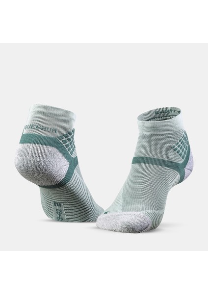 Quechua Orta Boy Konçlu Outdoor Çorap - 2 Çift - Yeşil - Hike 500