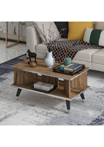 Galipol Orta Sehpa 80 cm Çırağan - Gümüş