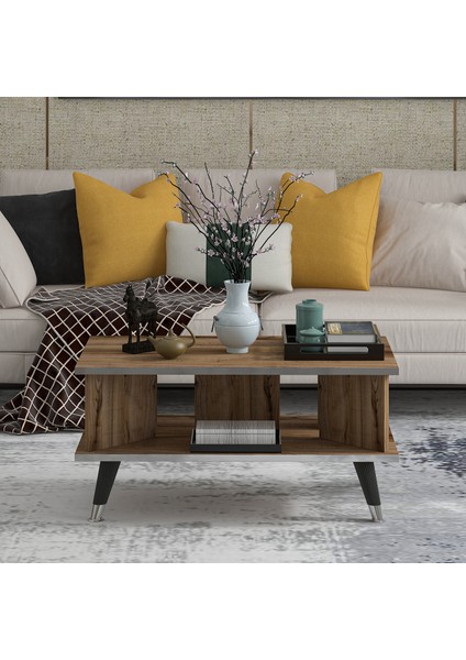 Galipol Orta Sehpa 80 cm Çırağan - Gümüş
