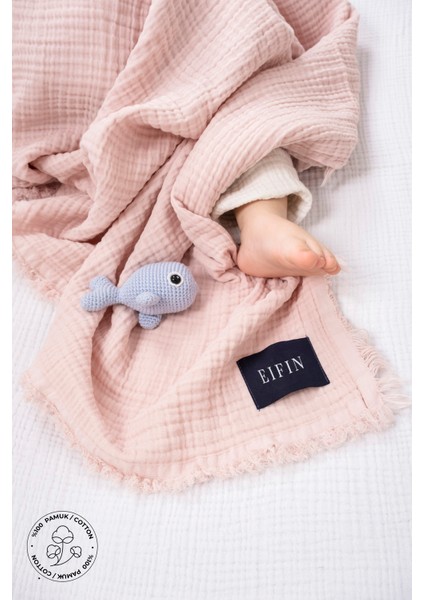 Eıfın 4 Katlı Müslin Çok Amaçlı Bebek&Çocuk Müslin Örtü Battaniye %100 Pamuk 110 x 110 cm fiyatları