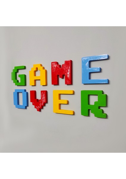 Game Over Duvar Dekoru - Duvar Süsü