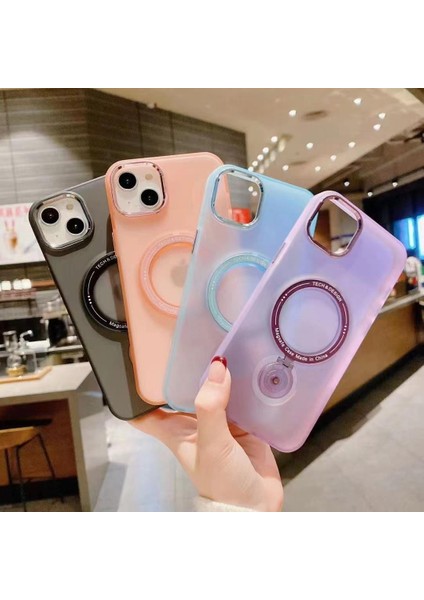 Iphone 13 Stantlı Buzlu Sert Magsafe Kapak fırsatları
