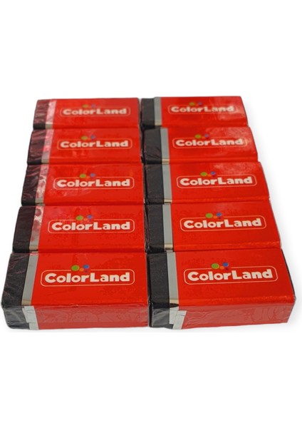 Colorland Siyah Silgi 10'lu Paket