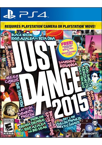 Pop Konsol Just Dance 2015 Ps4 Oyun Playstation 4 Oyun Ps4 Move Oyunu Playstation Move