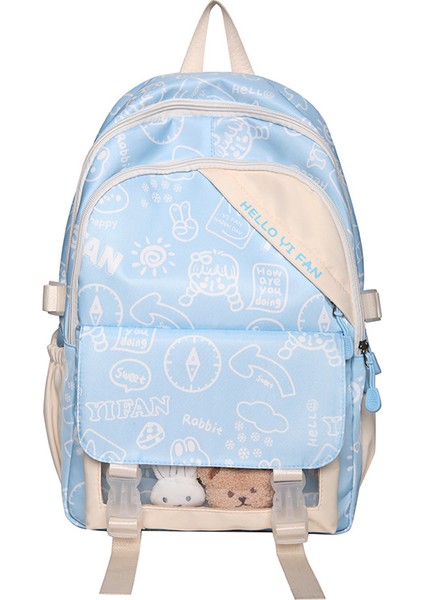 Ortaokul Öğrencileri ve Lise Öğrencileri Için Büyük Kapasiteli Moda Sırt Çantası (Yurt Dışından)