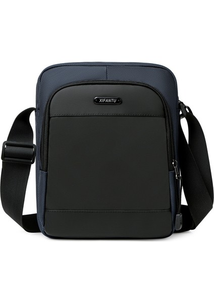 Omuz Çantası Erkek Aşınmaya Dayanıklı Messenger Çanta Çok Fonksiyonlu Evrak Çantası Erkek Çantası (Yurt Dışından)