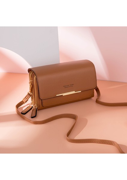 Çok Kartlı Cep Debriyajı Büyük Kapasiteli Gündelik Omuz Çantası (Yurt Dışından)