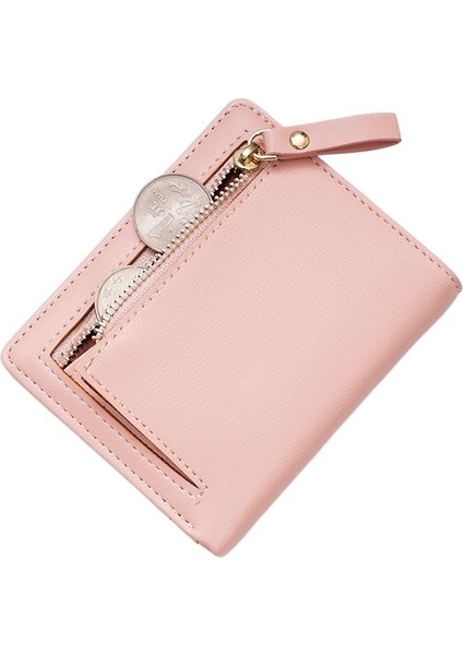 Bayanlar Kısa Cüzdan Çok Kartlı Toka Bozuk Para Cüzdanı (Yurt Dışından)