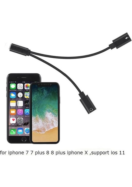 Lightning Kulaklık Şarj Çoklayıcı Çevirici Dönüştürücü Adaptör fiyatları