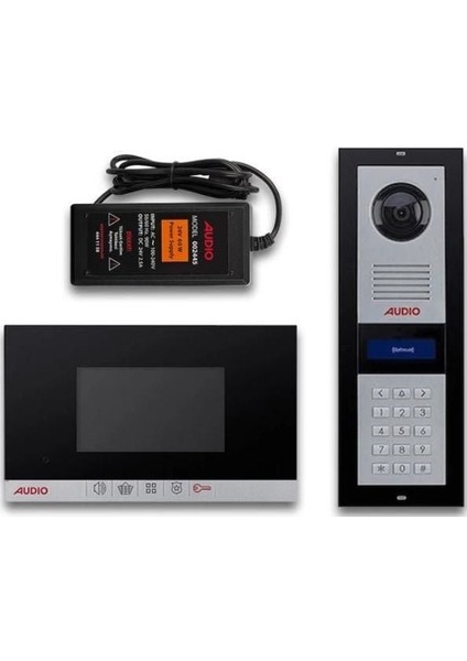 3002 24 Daire Görüntülü Şifreli Diafon Sistemi 4.3''