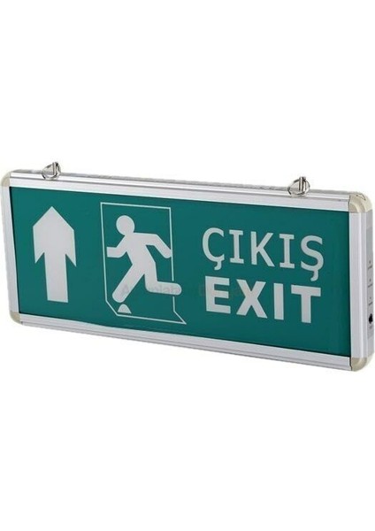 CT-9174 Yukarı Exit Çıkış Levhası Şarjlı Ledli