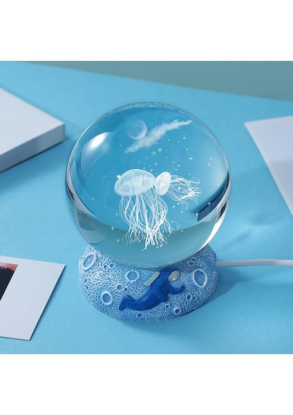 3D Kristal Top Işık, 3.15 Inç K9 Top Lambası, 16 LED Renk Değiştiren Taban, Yatak Odası ve Oturma Odası Dekorasyonu Için Serin Uzay Masa Lambası, Çocuklar Için Serin Uzay Hediyesi (Yurt Dışından) modelleri