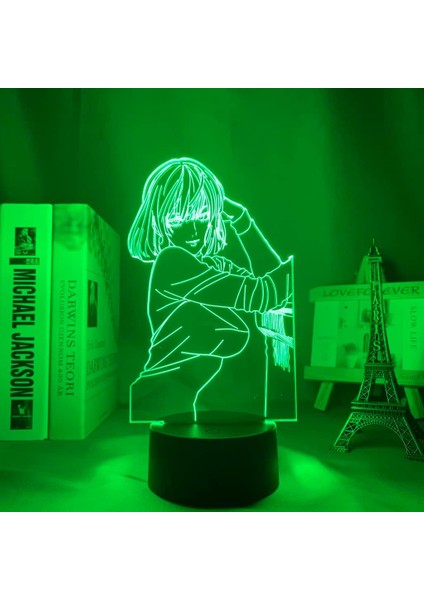 Anime One Punch Man Figürü 3D Gece Lambası Çocuk Hayranları Için, Uzaktan Kumanda ile Değişen 16 Renk, Çocuk Odası Dekoru, Şekil Manga Illusion LED Oyuncak Lamba Kız Erkek Noel Hed (Yurt Dışından) modelleri