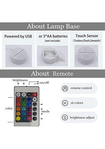3D Unicorn Gece Lambası LED Masa Lambası Uzaktan Kumanda ile 16 Renk Değişimi Yatak Odası Dekoru Unicorn Oyuncaklar Kızlar Için Yaş 4 5 6 7 8 9 10 11 12 Yaşında Çocuk (Uzaktan Kuma (Yurt Dışından) fırsatları