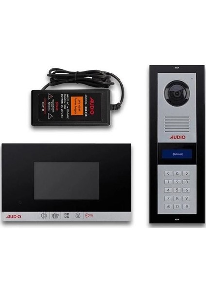 3002 14 Daire Görüntülü Şifreli Diafon Sistemi 4.3''