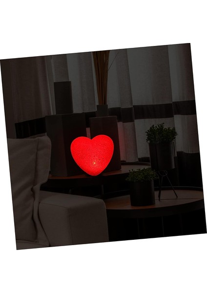 1 Adet Sevgililer Günü Dekorasyonu Başucu Lambası Romantik Kırmızı Kalp Lambası Sevgililer Günü Hediyeleri Masaüstü Dekor Lambası Masaüstü Işığı Aşk Kalp Işığı Kırmızı Plastik Bebe (Yurt Dışından) fırsatları