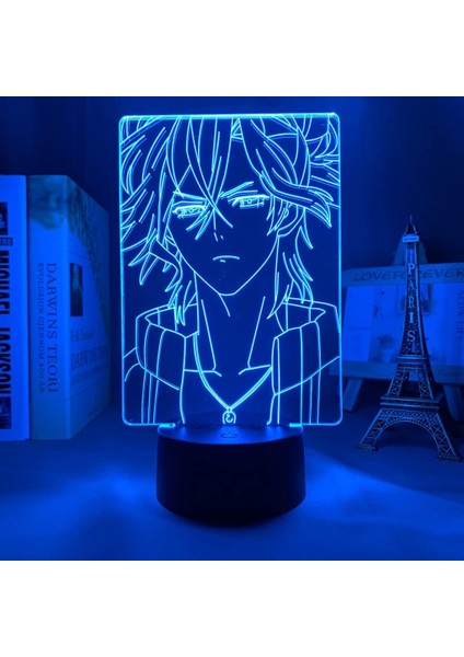 Anime Diabolik Aşıklar Şekil 3D Gece Işığı Çocuklar Hayranları Için, Uzaktan Kumanda ile Değişen 16 Renk, Çocuk Odası Dekoru, Yuma Mukami Şekil Manga Illusion LED Oyuncak Lamba Kız (Yurt Dışından)