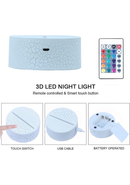 Mesih Isa Heykeli 3D LED Optik Illüzyon Uzaktan Kumandalı Uyku Gece Lambası 7 Renkler Yatak Odası Dekoru Masa Lambası Doğum Günü Noel Paskalya Hıristiyan Dini Kadınlar Için Hediyel (Yurt Dışından) fırsatları