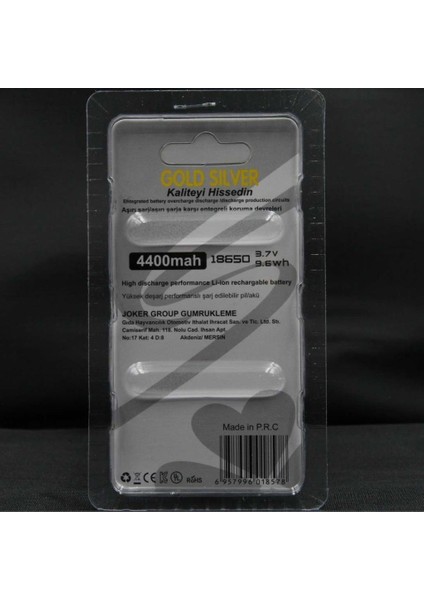18650 4400 Mah Şarjlı Pil 2 Adet fiyatları