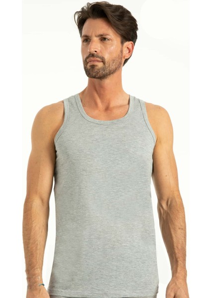 Gri Pamuk Askılı Atlet