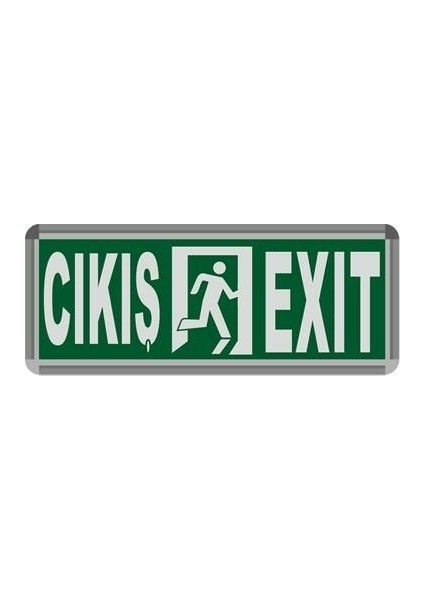 Exit Yön Levhası Şarjlı