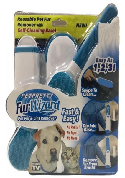 Furwizard Kendinden Temizlemeli Tüy Toplama Fırçası