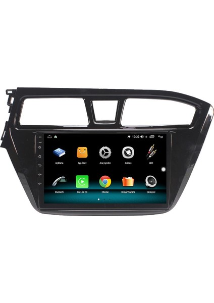 Hyundai I20 Android 12 Multimedya Carplay 8gb Ram + 128GB HDD Navigasyon Ekran