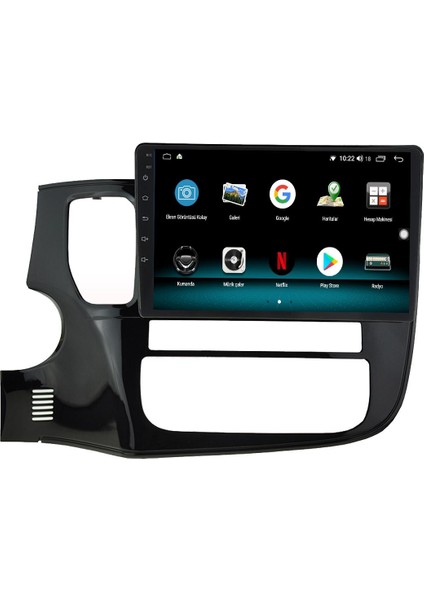 Mitsubishi Outlander Android 12 Multimedya Carplay 8gb Ram + 128GB HDD Navigasyon Ekran modelleri