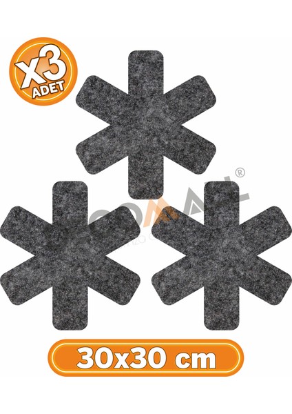 3 Lü Set Tava Tencere ve Bor Cam Koruyucu Çizdirmez Keçe 30X30