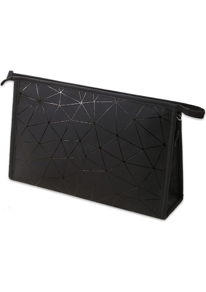 Pu Su Geçirmez Elmas Kozmetik Çantası El Makyaj Saklama Çantası B (Yurt Dışından)