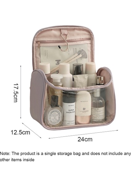 Şeffaf Kancalı Kozmetik Çantası Büyük Kapasiteli Taşıma Çantası, C (Yurt Dışından) fiyatları