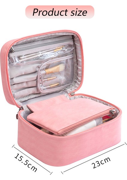 Büyük Basit Taşınabilir Seyahat Kozmetik Saklama Çantası B (Yurt Dışından) fiyatları