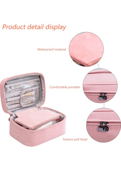 Büyük Basit Taşınabilir Seyahat Kozmetik Saklama Çantası B (Yurt Dışından) modelleri