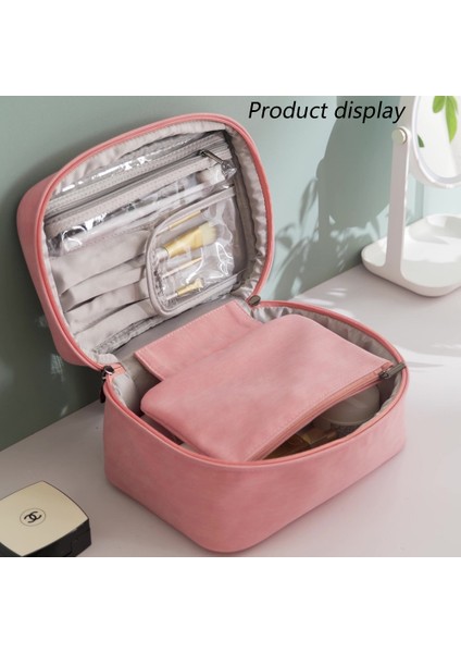 Büyük Basit Taşınabilir Seyahat Kozmetik Saklama Çantası B (Yurt Dışından) fırsatları