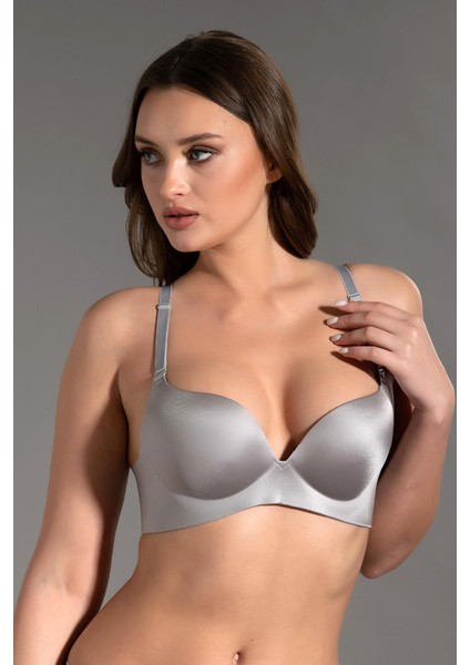Destekli Lazer Soft Kap Sütyen C16045 Gri modelleri