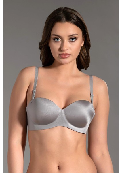 Desteksiz Lazer Soft Kap Straplez C16050 Gri