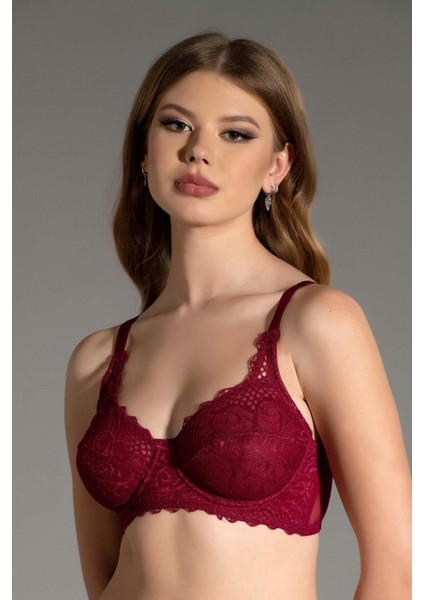 Desteksiz Sütyen C18040 Bordo fiyatları
