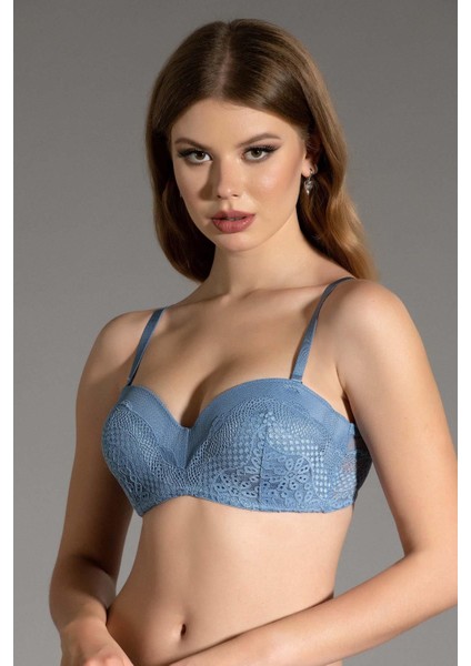 Lotus Desteksiz Sütyen C13018 Açık Mavi