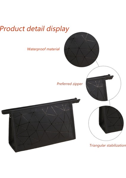 Seyahat Tuvalet Çizgili Makyaj Çantası, Çanta Cüzdanlar, C (Yurt Dışından) modelleri