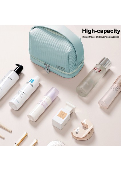 Kuru-Islak Yıkama Torbası Pu Kozmetik Saklama Çantası Kozmetik Çantası (Yurt Dışından) fırsatları