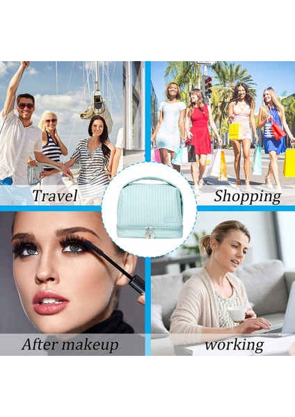 Kuru-Islak Yıkama Torbası Pu Kozmetik Saklama Çantası Kozmetik Çantası (Yurt Dışından) indirimleri