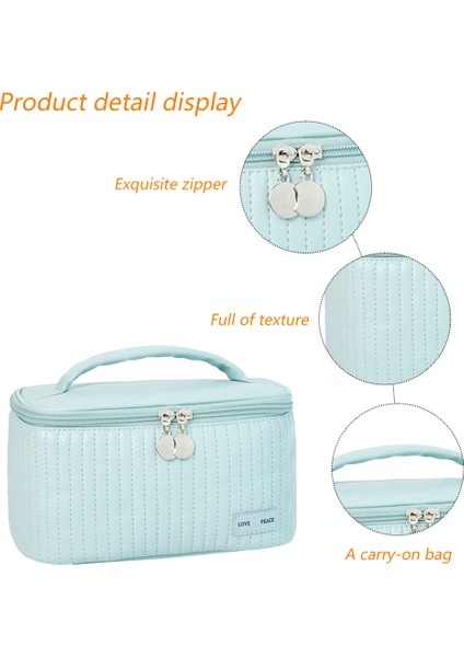 Kek Şekli Makyaj Çantası, Seyahat Kozmetik Saklama Çantası, C (Yurt Dışından) fırsatları